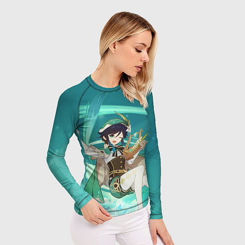 Женский рашгард Venti Genshin Impact / 3D-принт – фото 3