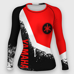 Рашгард женский ЯМАХА - YAMAHA МОТО, цвет: 3D-принт