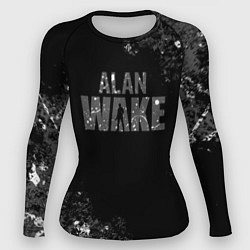 Рашгард женский Alan wake алан уэйк, цвет: 3D-принт