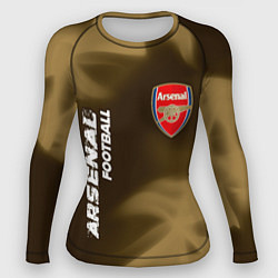 Рашгард женский АРСЕНАЛ Arsenal Football Огонь, цвет: 3D-принт