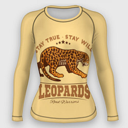 Рашгард женский ЛЕОПАРД - LEOPARDS, цвет: 3D-принт
