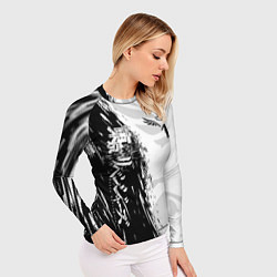 Рашгард женский WALHALLA TEAM LOGO BLACK ТОКИЙСКИЕ МСТИТЕЛИ, цвет: 3D-принт — фото 2