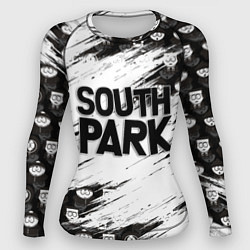 Рашгард женский Южный парк - персонажи и логотип South Park, цвет: 3D-принт