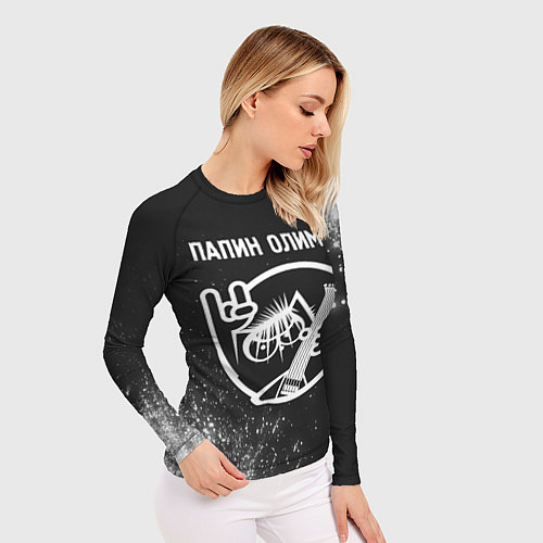 Женский рашгард Папин Олимпос - КОТ - Краска / 3D-принт – фото 3