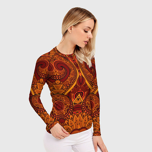 Женский рашгард Abstract узоры / 3D-принт – фото 3