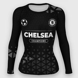 Рашгард женский Chelsea Форма Champions, цвет: 3D-принт