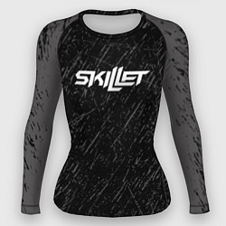 Рашгард женский Skillet Скиллет Logotip, цвет: 3D-принт