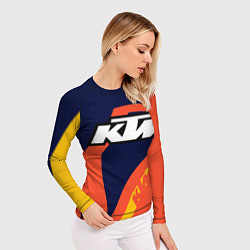 Рашгард женский KTM VINTAGE SPORTWEAR, цвет: 3D-принт — фото 2