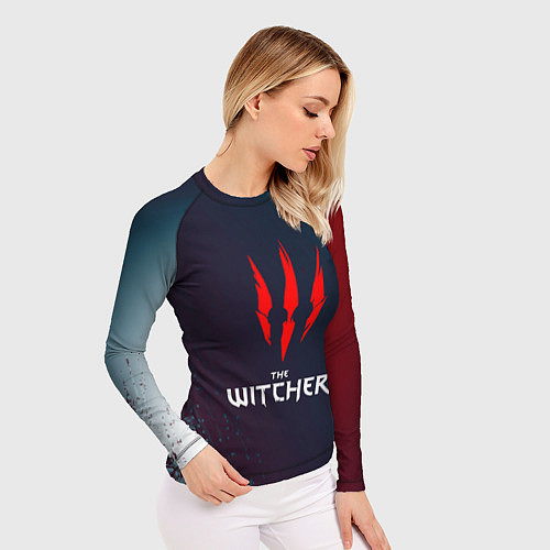 Женский рашгард THE WITCHER - ВЕДЬМАК КРАСНЫЕ КОГТИ / 3D-принт – фото 3