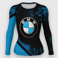 Рашгард женский BMW : БМВ ЛОГО, цвет: 3D-принт