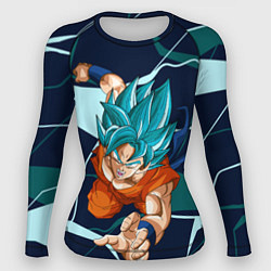 Рашгард женский Сон Гоку - шар дракона, цвет: 3D-принт