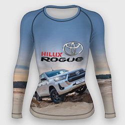 Рашгард женский Toyota Hilux Rogue Off-road vehicle Тойота - прохо, цвет: 3D-принт