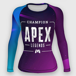 Рашгард женский Apex Legends Gaming Champion: рамка с лого и джойс, цвет: 3D-принт