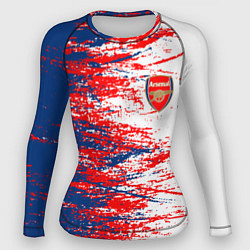 Женский рашгард Arsenal fc арсенал фк texture