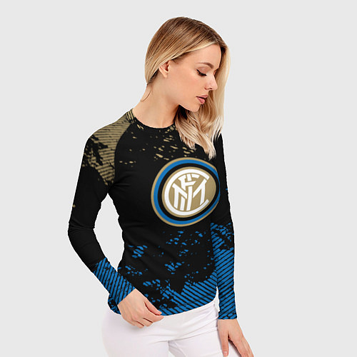 Женский рашгард Inter logo / 3D-принт – фото 3