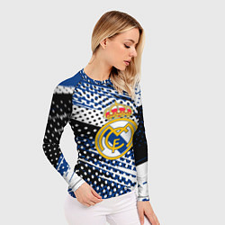 Рашгард женский Real madrid Реал Мадрид краски, цвет: 3D-принт — фото 2
