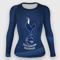 Рашгард женский Tottenham hotspur Синяя абстракция, цвет: 3D-принт