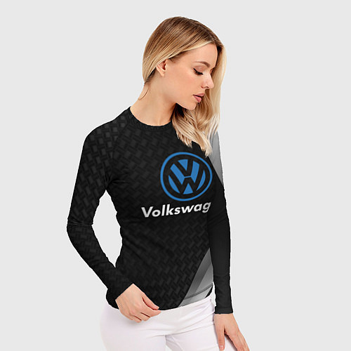 Женский рашгард Volkswagen абстракция / 3D-принт – фото 3