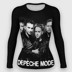 Рашгард женский Depeche Mode - black & white portrait, цвет: 3D-принт