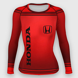 Рашгард женский Хонда - спорт, цвет: 3D-принт
