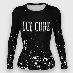 Рашгард женский Ice Cube - брызги краски, цвет: 3D-принт