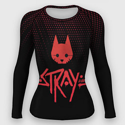 Рашгард женский Stray game cat бродячий кот игра, цвет: 3D-принт