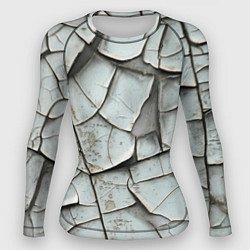 Рашгард женский Старая растрескавшаяся краска, цвет: 3D-принт
