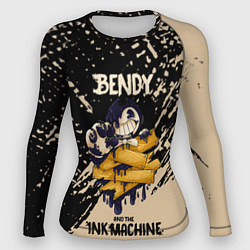 Рашгард женский Bendy and the ink machine - краска, цвет: 3D-принт