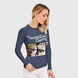 Рашгард женский Tomodachi Game - игра друзей, цвет: 3D-принт — фото 2