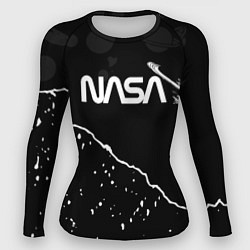 Рашгард женский Nasa - кометы, цвет: 3D-принт