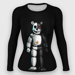 Рашгард женский Monokuma and FNAF, цвет: 3D-принт