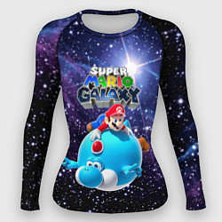 Рашгард женский Super Mario Galaxy - Nintendo, цвет: 3D-принт