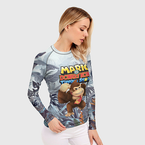 Женский рашгард Mario Donkey Kong - Nintendo - Gorilla / 3D-принт – фото 3