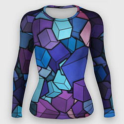 Рашгард женский Цветные кубы, цвет: 3D-принт