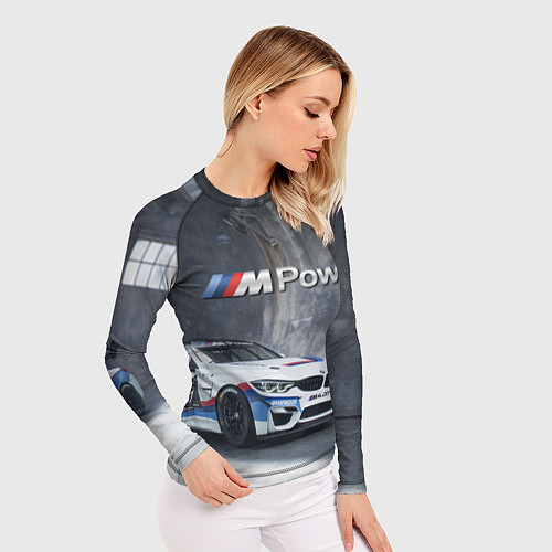 Женский рашгард BMW M4 GT4 - racing team - motorsport / 3D-принт – фото 3