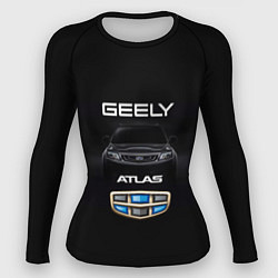 Рашгард женский Geely Атлас, цвет: 3D-принт