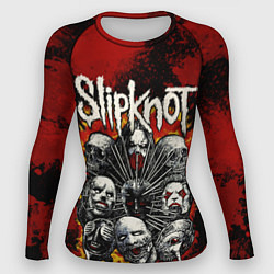 Рашгард женский Slipknot rock, цвет: 3D-принт