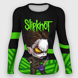 Рашгард женский Slipknot dark green, цвет: 3D-принт