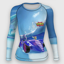 Рашгард женский Blaze the Cat - Team Sonic racing, цвет: 3D-принт