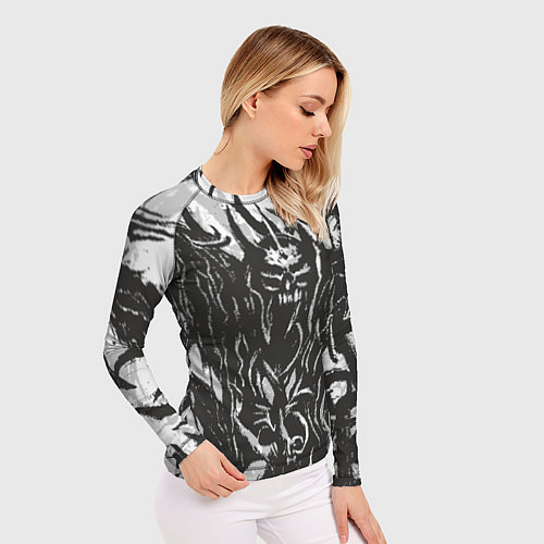 Женский рашгард Evil from the Darkness / 3D-принт – фото 3