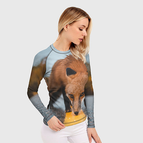 Женский рашгард Лиcа на трассе / 3D-принт – фото 3