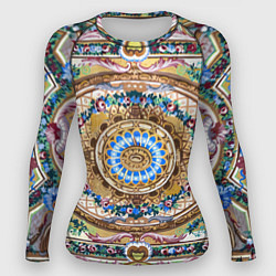 Рашгард женский Советский винтажный ковёр, цвет: 3D-принт