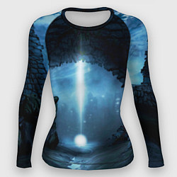 Рашгард женский Тёмная арка и свет в космосе, цвет: 3D-принт