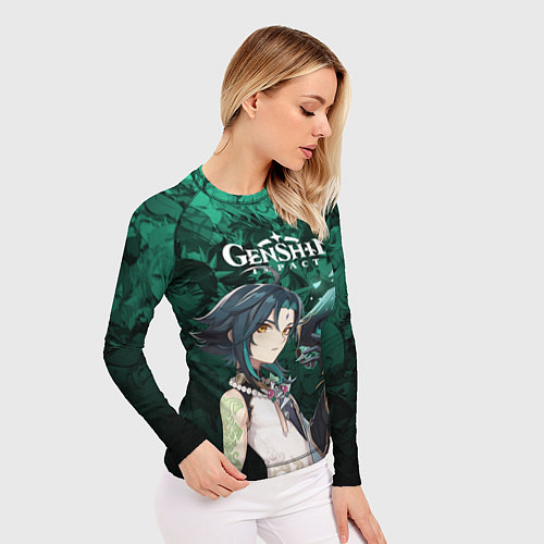 Женский рашгард Сяо - геншин импакт / 3D-принт – фото 3