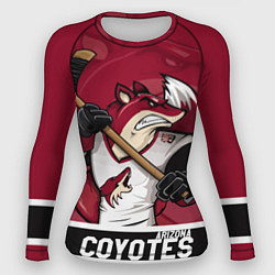 Рашгард женский Arizona Coyotes маскот, цвет: 3D-принт
