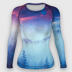 Рашгард женский Horizon landscape, цвет: 3D-принт