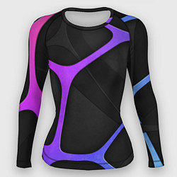 Рашгард женский Яркие ячейки, цвет: 3D-принт