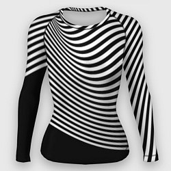 Рашгард женский Trendy raster pattern, цвет: 3D-принт