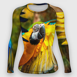 Рашгард женский Взлёт попугая, цвет: 3D-принт