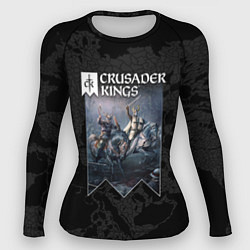 Рашгард женский Crusader Kings с картой, цвет: 3D-принт